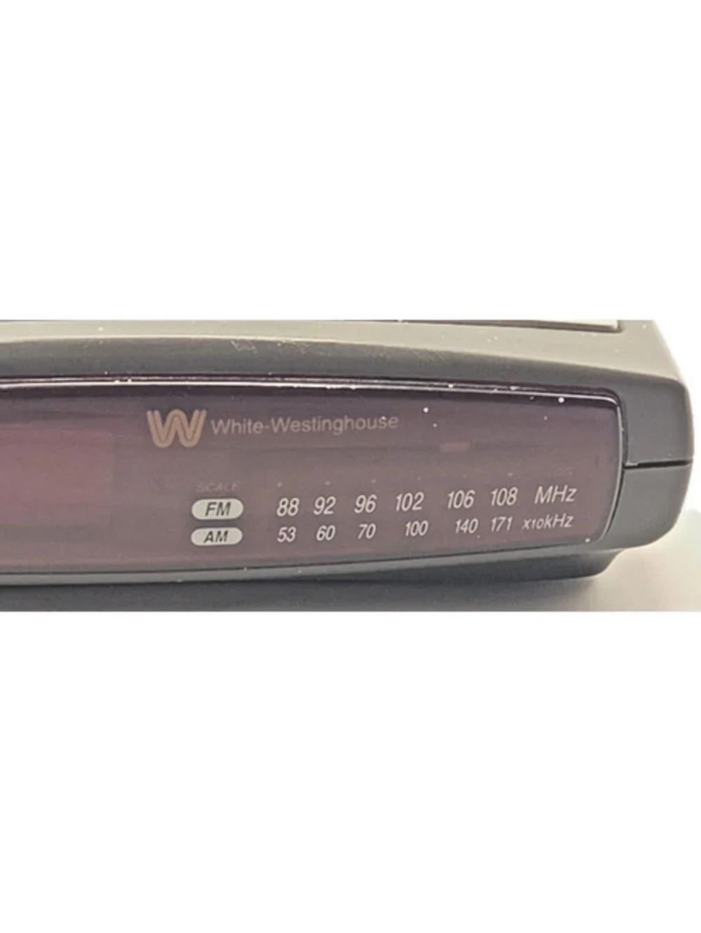 White-Westinghouse WCR-11649 AM FM Weather Band Alarm Clock Radio Tested